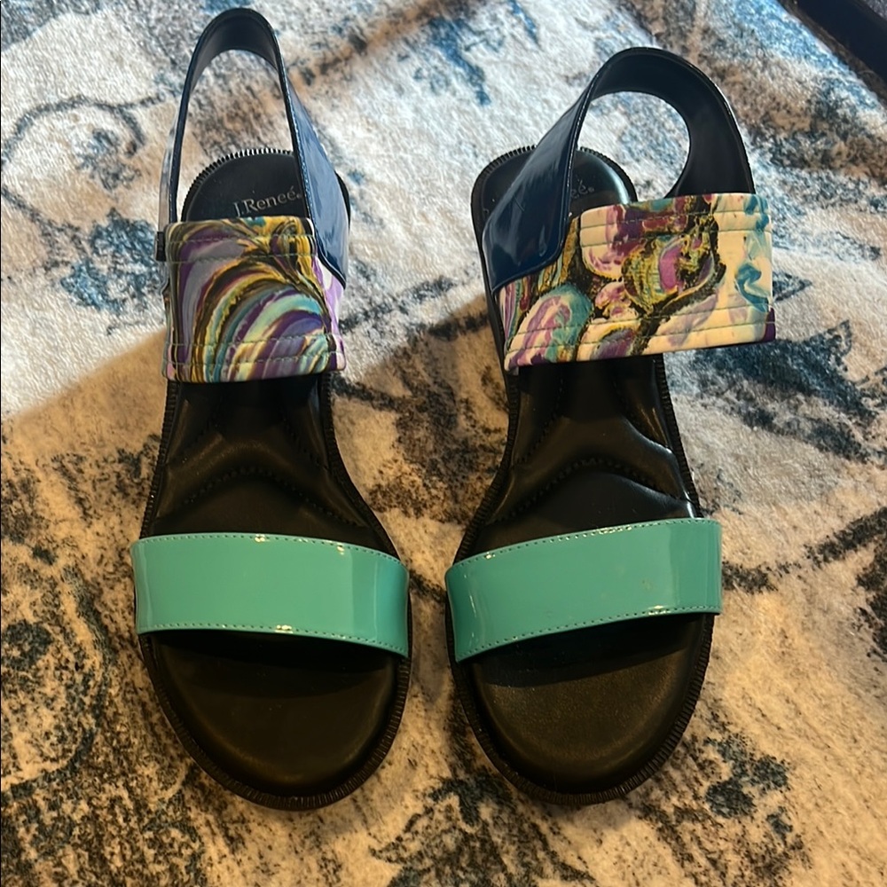 J. Renee Colorful Women's Sandals